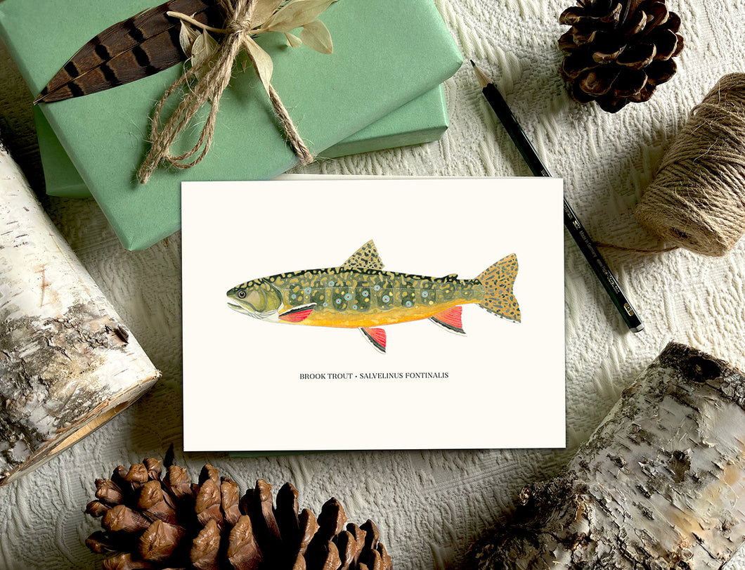 Trout Greeting Cards - 5 Pack, Variety of Notecards