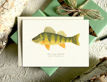 Watercolor Lake Fish Greeting Cards - 5 Pack, Variety of Note Cards