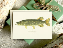 Watercolor Lake Fish Greeting Cards - 5 Pack, Variety of Note Cards