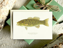 Watercolor Lake Fish Greeting Cards - 5 Pack, Variety of Note Cards